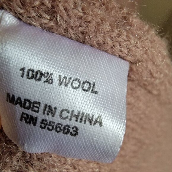 Sleeveless Wool Long Callor Draped Vest with Pockets  Size 3X - Picture 7 of 9